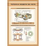 Купить Тележка модели 68-4076 (600 х 900 мм, ламинированный, с пластиковым профилем и стальным крючком) из серии Железнодорожный транспорт