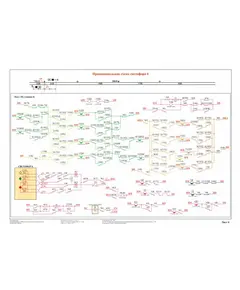 Плакат: Принципиальная схема светофора 6 (лист 4), плакат формат А3,