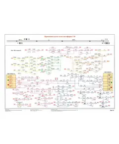 Плакат: Принципиальная схема светофоров 1/10 (лист 6), плакат формат А3,