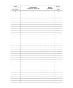 Журнал ознакомления работников с должностными инструкциями (прошитый, 100 страниц) - Кадровая служба, Журналы (Твердая, мягкая обложка, прошитые) -  1