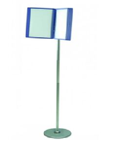 Информационная перекидная система-стойка (10 пластиковых рамок формата А4 ) - Напольные, Информационные перекидные системы. (Стойки, кронштейны для подвешивания) -  1