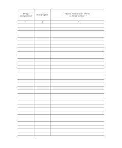 Журнал учета работ по нарядам-допускам и распоряжениям. Прил. № 2 к Правилам по охране труда при эксплуатации объектов теплоснабжения и теплопотребляющих установок, утв. Приказом Минтруда России от 17.12.2020 № 924н (прошитый, книжный, 100 страниц) - Энергетика, Электробезопасность, Журналы (Твердая, мягкая обложка, прошитые) -  1