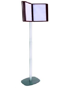 Информационная перекидная система-стойка (10 пластиковых рамок формата А4 ) - Напольные, Информационные перекидные системы. (Стойки, кронштейны для подвешивания) -  1
