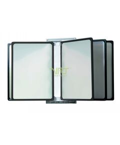 Перекидная многорамочная демосистема настенная (10 пластиковых рамок формата А1) - Настольные, Информационные перекидные системы. (Стойки, кронштейны для подвешивания) -  1