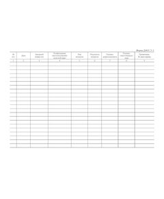 Форма ДОСС У-1. Книга результатов ультразвукового контроля полых осей колесных пар скоростных / высокоскоростных электропоездов. утв. Распоряжением ОАО "РЖД" от 14.02.2024 № 426/р (альбомный, прошитый, 100 страниц) - Высокоскоростное/скоростное движение, Железнодорожный транспорт -  1