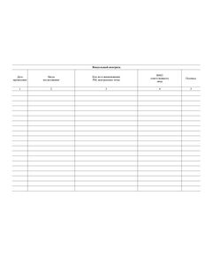 Контрольный журнал учета результатов проведения производственного контроля условий труда. Приложение Б к СТО РЖД 15.003-2014 (прошитый, 100 страниц) - Охрана труда, Безопасность работ, Железнодорожный транспорт -  1