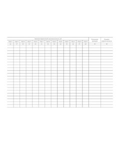 Журнал регистрации результатов ежесменной проверки настройки (режимов браковочной чувствительности) ультразвуковых средств НК. Приложение № 2 к 076-2024 ПКТБ Л (прошитый, 100 страниц) - Моторвагонный подвижной состав, Железнодорожный транспорт -  1