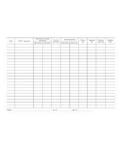 Журнал ежесменного учета расхода дизельного топлива и моточасов автопогрузчика (100 стр, прошит) - Автоперевозки, Автомобильный транспорт -  1