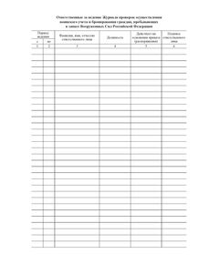 Журнал проверок осуществления воинского учета и бронирования граждан, пребывающих в запасе Вооруженных Сил Российской Федераци (Обложка: Серый твердый картон, корешок - синий бумвинил, 100 страниц, прошитый, нумерованный) - Кадровая служба, Журналы (Твердая, мягкая обложка, прошитые) -  1