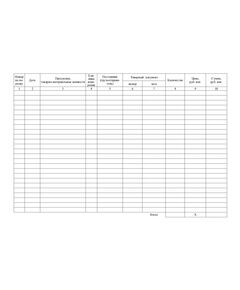 Журнал учета поступления продукции, товарно-материальных ценностей в  места  хранения. Унифицированная форма № МХ-5. Утверждена постановлением Госкомстата России от 09.08.99 № 66 (прошитый, 100 страниц) - Кадровая служба, Журналы (Твердая, мягкая обложка, прошитые) -  1