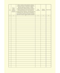 КНИГА приема и сдачи дежурства работниками юридического лица (по месту нахождения помещения для хранения оружия и патронов). Приложение № 5 к Приказу Росгвардии от 06.07.2023 N 239 (книжный, прошитый, 100 стр.) - Обращение с оружием, Журналы (Твердая, мягкая обложка, прошитые) -  1