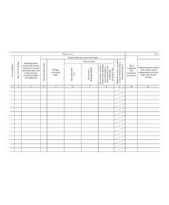 Форма ВУ-53. Журнал ремонта и оборота колесных пар. (прошитый,  100 страниц) - Вагоны и вагонное хозяйство, (ЦВ, ЦЛ), Железнодорожный транспорт -  1