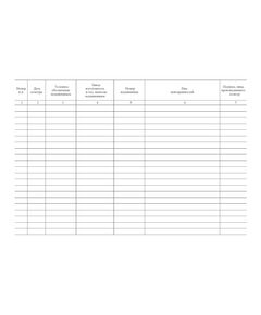 Форма ВУ-91. Журнал осмотра подшипников (Приложение Д к ПКТБ ЦВ-104.759-2008РК) (прошитый, 100 страниц) - Вагоны и вагонное хозяйство, (ЦВ, ЦЛ), Железнодорожный транспорт -  1