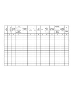 Форма ЛУ-60. Книга приема к отправлению багажа и грузобагажа. Утв. Распоряжением ОАО "РЖД" от 30.12.2008 № 2890р. (прошитый, 100 страниц) - Железнодорожные станции, узлы, вокзалы, (ДЖВ), Железнодорожный транспорт -  1