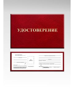 Удостоверение о проверке знаний правил работы в электроустановках. Приложение № 2 к Правилам по охране труда при эксплуатации электроустановок, утв. Приказом Минтруда России от 15.12.2020 № 903н (в ред. от 29.04.2022 № 279н). Обложка твердая корочка, бумвинил с мягкой подложкой. Внутренний блок - 10 (8 стр. + Извлечение из Правил о порядке заполнения) - Энергетика, Электробезопасность, Удостоверения -  1