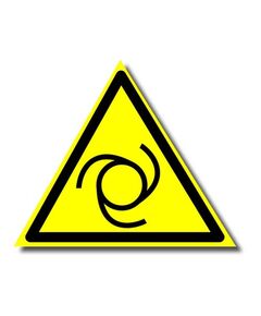 Внимание. Автоматическое включение (запуск) оборудования (пластик) 200*200 мм - Предупреждающие знаки (W), Знаки безопасности (самоклейка, пластик, металл) -  1