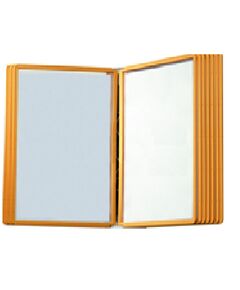 Информационная перекидная система настенная (20 пластиковых рамок формата А4) - Настенные, Информационные перекидные системы. (Стойки, кронштейны для подвешивания) -  1