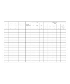 Журнал регистрации результатов неразрушающего контроля деталей колесных пар моторвагонного подвижного состава, признанных годными. Приложение № 2 к 076-2024 ПКТБ Л (прошитый, 100 страниц) - Моторвагонный подвижной состав, Железнодорожный транспорт -  1