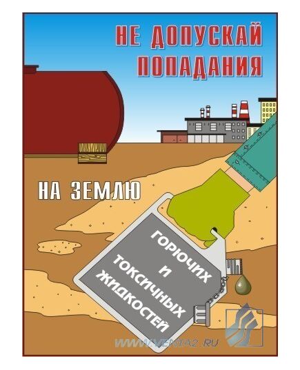 Комплект плакатов: Экологическая безопасность на производстве,10 штук, формат А3, ламинированные