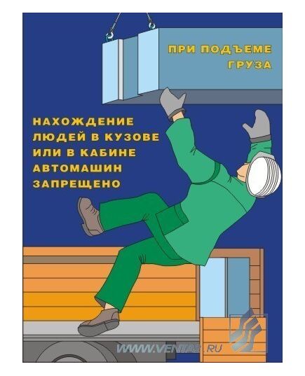 Комплект плакатов: Погрузочно-разгрузочные работы,10 листов, формат А3, ламинированные