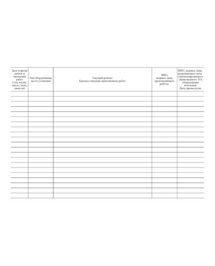 Журнал технического обслуживания и текущего ремонта оборудования котельной (прошитый, 100 страниц) - Контроль технических средств и систем, Журналы (Твердая, мягкая обложка, прошитые) -  1