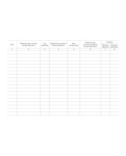 Журнал регистрации инструктажей по антитеррористической защищённости и гражданской обороне (альбомный, 100 страниц). - Гражданская оборона и черезвычайные ситуации, Журналы (Твердая, мягкая обложка, прошитые) -  1