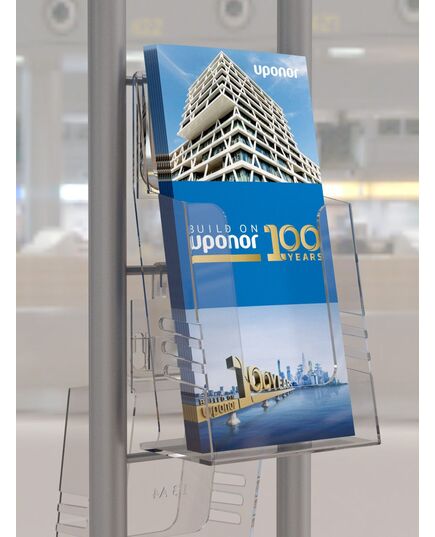 Лидер. Карман для печатной продукции (Формат А5) - Настольные, Информационные перекидные системы. (Стойки, кронштейны для подвешивания) -  1