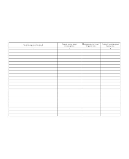 Журнал регистрации учебно-тренировочных занятий по ПЛА (прошитый, 100 стр.) - Охрана труда, Безопасность работ, Журналы (Твердая, мягкая обложка, прошитые) -  3