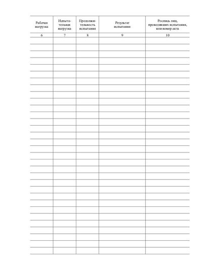 Журнал учета, содержания и испытания средств защиты и монтажных средств (100 стр., прошитый) - Охрана труда, Безопасность работ, Журналы (Твердая, мягкая обложка, прошитые) -  3