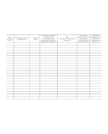 Журнал учета технического обслуживания и ремонтов грузоподъемных кранов (100 стр., прошит) - Строительство, Журналы (Твердая, мягкая обложка, прошитые) -  1