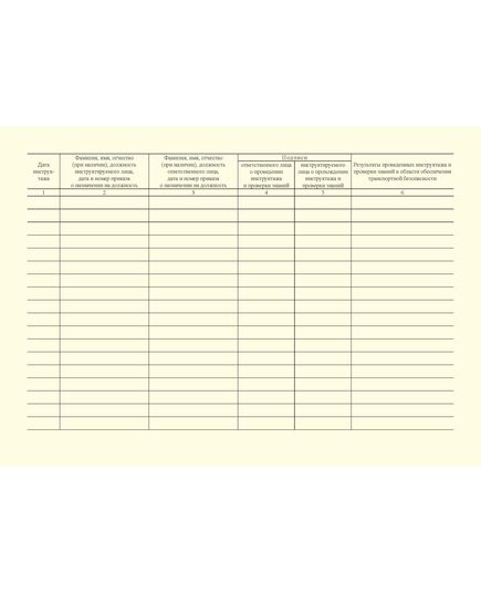 Журнал проведенных инструктажей и проверки знаний в области обеспечения транспортной безопасности. Форма утв. Приказом Минтранса России от 06.05.2024 № 167 (альбомный, прошитый, 100 стр.) - Автомобильный транспорт, Журналы (Твердая, мягкая обложка, прошитые) -  1