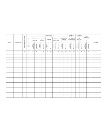 Форма ШУ-87. Журнал работы винтовых компрессоров, утв. Распоряжением ОАО "РЖД" от 05.04.2024 № 891/р (альбомный, прошитый, 100 страниц) - Автоматика и телемеханика на железнодорожном транспорте (ЦШ), Железнодорожный транспорт -  4