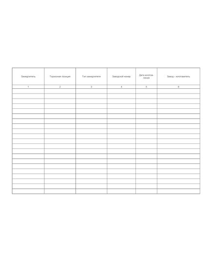 Форма ШУ-89. Журнал нормативных параметров вагонных замедлителей, утв. Распоряжением ОАО "РЖД" от 05.04.2024 № 891/р (альбомный, прошитый, 100 страниц) - Автоматика и телемеханика на железнодорожном транспорте (ЦШ), Железнодорожный транспорт -  1