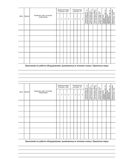 Сменный журнал операторов котельных (прошитый, книжный, 100 страниц) - Контроль технических средств и систем, Журналы (Твердая, мягкая обложка, прошитые) -  2