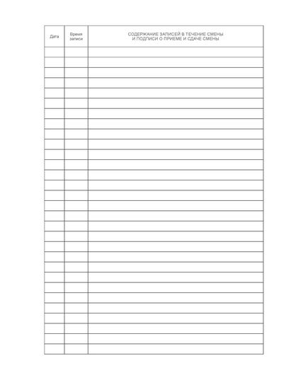 Журнал распоряжений старшего мастера (100 страниц, прошит) - Металлургия, Промышленная безопасность -  2