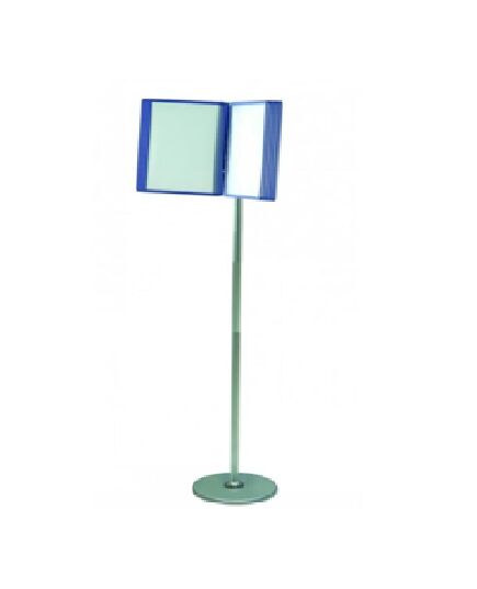 Информационная перекидная система-стойка (10 пластиковых рамок формата А4 ) - Напольные, Информационные перекидные системы. (Стойки, кронштейны для подвешивания) -  1