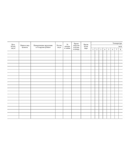 Журнал контроля за пропаркой изделий в камерах (прошитый, 100 страниц, альбомный) - Контроль технических средств и систем, Журналы (Твердая, мягкая обложка, прошитые) -  1