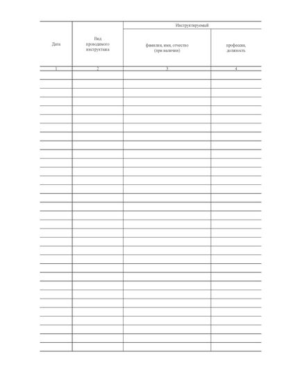 Журнал учета противопожарных инструктажей. Приложение к порядку, видам, срокам обучения лиц, осуществляющих трудовую или служебную деятельность, по программам противопожарного инструктажа, утв. Приказом МЧС России от 16.12.2024 № 1120 (200 стр., прошитый, книжный) - Пожарная безопасность, Журналы (Твердая, мягкая обложка, прошитые) -  2