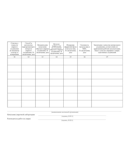 Журнал учета и проверки качества контрольных соединений. ГОСТ 32569-2013 (Приложение П) Форма 4 (52 страниц, прошитый) - Строительство, Журналы (Твердая, мягкая обложка, прошитые) -  4
