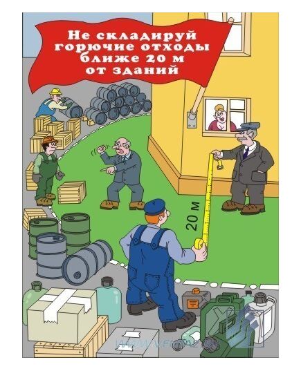 Комплект плакатов: Основы пожарной безопасности, 8 штук, формат А4, ламинированные - Пожарная безопасность, Плакаты (различные типоразмеры) -  5