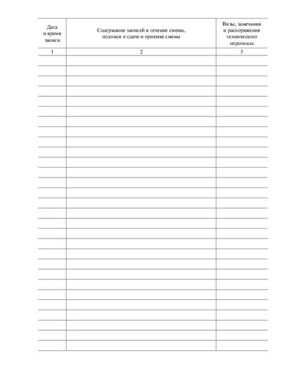 Оперативный Журнал тепловой электрической станции (книжный, прошитый, 100 страниц) - Энергетика, Электробезопасность, Журналы (Твердая, мягкая обложка, прошитые) -  1