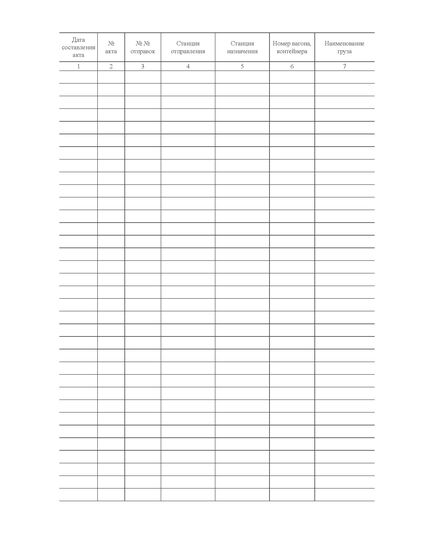 Форма ГНУ-2ВЦ. Книга учета коммерческих актов, составленных на неисправные перевозки грузов. Утверждена распоряжением ОАО "РЖД" от 26 декабря 2023 г. № 3317/р (прошитый, 100 страниц) - Грузовая и коммерческая работа, Железнодорожный транспорт -  4