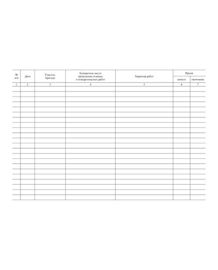 Журнал учета проведения огневых работ (альбомный, прошитый, 100 страниц) - Охрана труда, Безопасность работ, Журналы (Твердая, мягкая обложка, прошитые) -  2