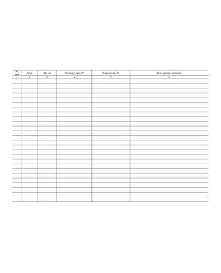 Журнал учета микроклимата (100 стр, прошитый, альбомный) - Здравоохранение, Журналы (Твердая, мягкая обложка, прошитые) -  1