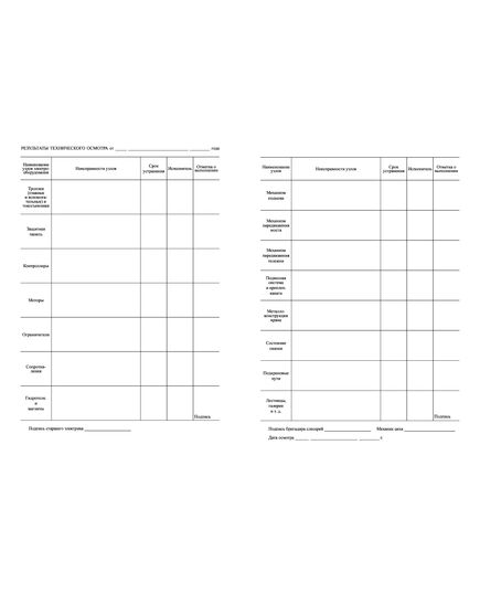 Журнал осмотра крана (прошитый, 100 страниц) - Строительство, Журналы (Твердая, мягкая обложка, прошитые) -  2