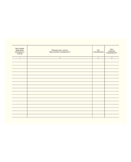 Журнал регистрации предрейсовых, предсменных медицинских осмотров. Приложение к Приказу Минздрава России от 30.05.2023 № 266н (100 стр., прошитый, альбомный) - Автоперевозки, Автомобильный транспорт -  3