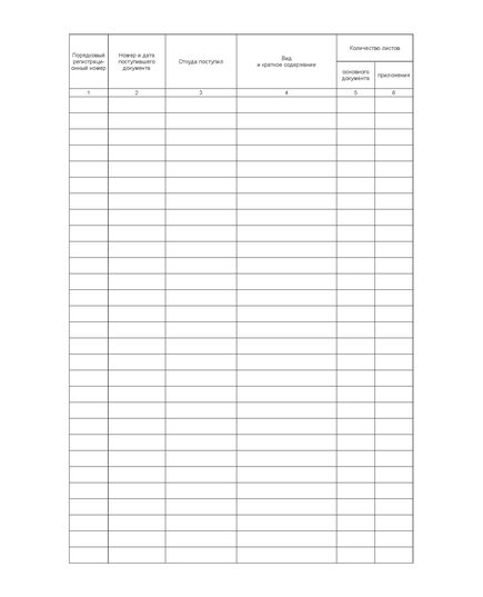 Журнал регистрации входящей корреспонденции (100 страниц, прошит) - Металлургия, Промышленная безопасность -  3