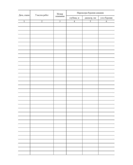 Журнал производства буровых работ (100 стр., прошитый). - Строительство, Журналы (Твердая, мягкая обложка, прошитые) -  2