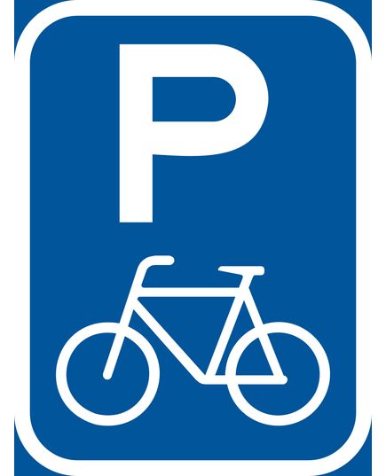 Стоянка для велосипедов (металл) 200*300 мм - Вспомогательные знаки (VS), Знаки безопасности (самоклейка, пластик, металл) -  1