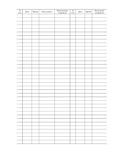 Форма ШУ-3э. Журнал учета разрешений на производство работ с выключением из действия устройств железнодорожной автоматики и телемеханики. утв. Распоряжением ОАО "РЖД" от 05.04.2024 № 891/р (книжный, прошитый, 100 страниц) - Автоматика и телемеханика на железнодорожном транспорте (ЦШ), Железнодорожный транспорт -  9